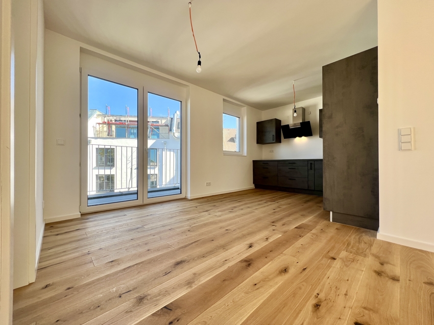 Blick zur K�che Penthousewohnung K�ln