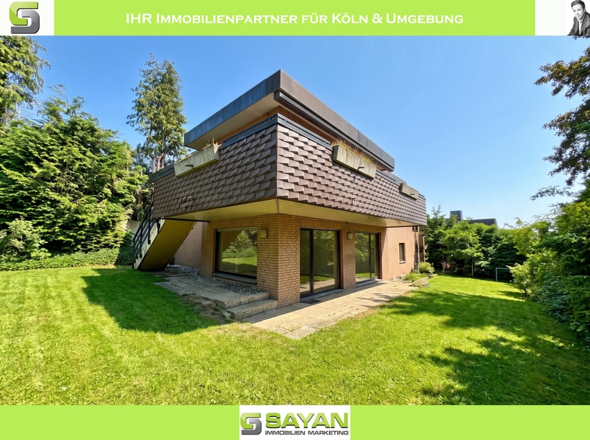 Hausansicht Garten Einfamilienhaus Bonn
