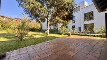 Blick von der Terrasse SAYAN Immobilien - Burgauer Wald:EFH mit Ausbaum�glichkeit auf einem 1102 m� gro�en S�d-Grundst�ck -